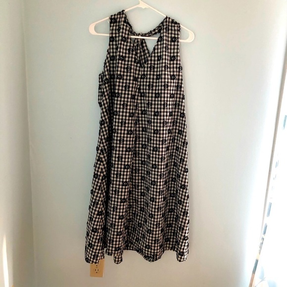 Lou & Grey Checkered sundress size large - Picture 1 of 7